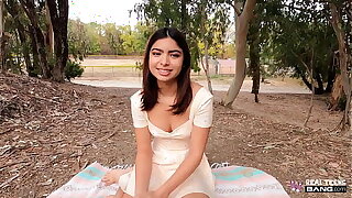 Real Teens - Ultra-cute 19 Yr Old Latina Shoots Her First Porn