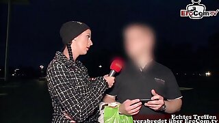Deutsches Straßencasting - Fremde Männer nach sex gefragt