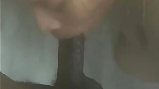 My cuzzn sucking my dick in the shower