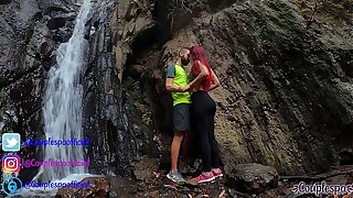 Public Intercourse In A Waterfall.