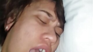Waking up sleeping slut