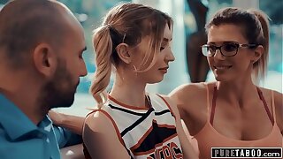 PURE TABOO Cheerleader Coerced Into Sex with Coach & Her Hubby